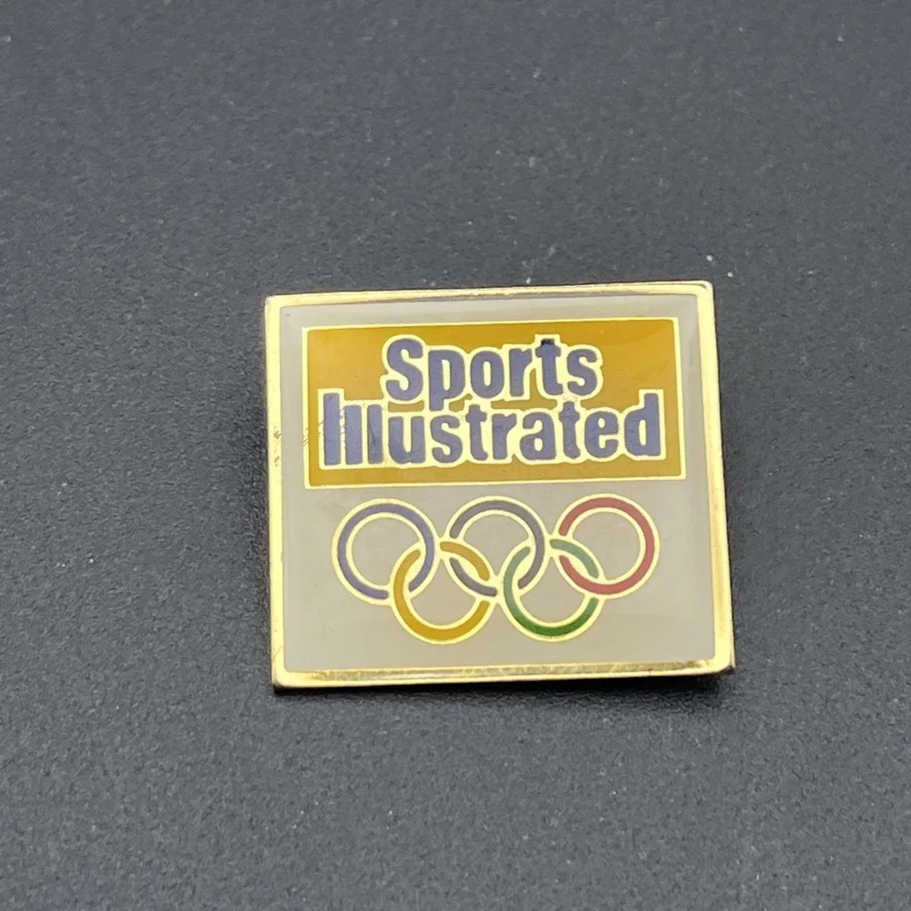 Vintage 1988 Seoul Olympics Sports Illustrated Sponsor Lapel Hat Pin‎